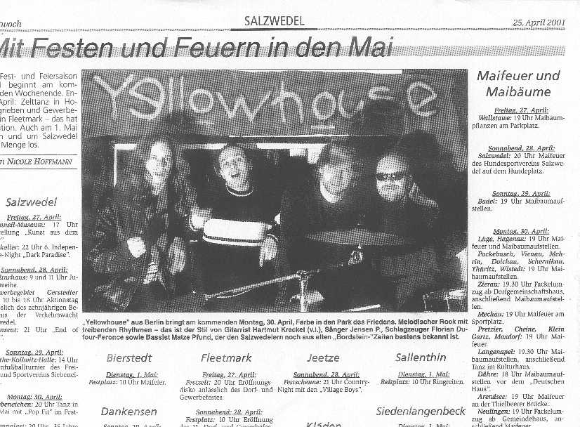 Altmark-Zeitung 25.04.2001